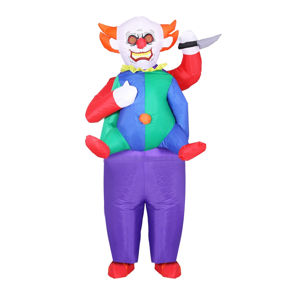 Inflatable Clown Costume Adult Suit Blow Up Party Fancy Dress Halloween Cosplay - ShopFrenzy