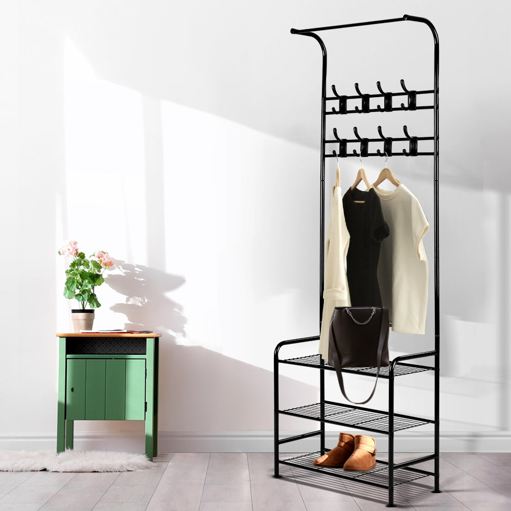 Artiss Clothes Rack Airer Coat Stand 179cm Hanger Rail Closet - ShopFrenzy