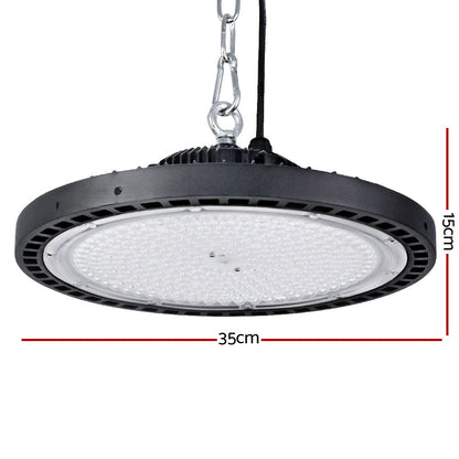 Leier LED High Bay Lights 200W UFO Industrial Workshop Warehouse Factory Lamp - ShopFrenzy