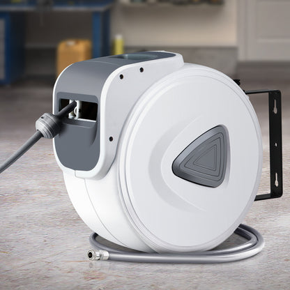 Giantz Air Hose Reel 10m Retractable Rewind Swivel Wall Mount Compressor Garage - ShopFrenzy