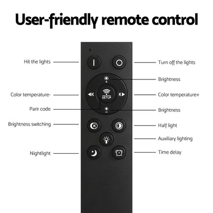 Artiss LED Floor Lamp Remote Adjustable Light Stand Home Living Room Reading - ShopFrenzy