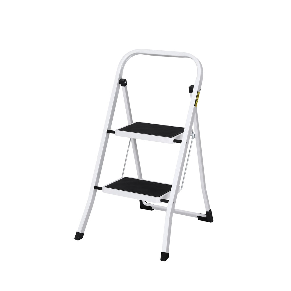 Giantz 2 Step Ladder Multi-Purpose Folding Steel Light Weight Platform - ShopFrenzy