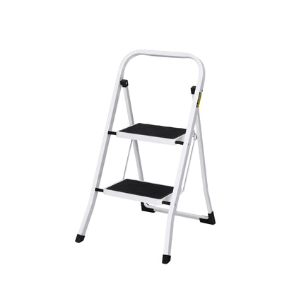 Giantz 2 Step Ladder Multi-Purpose Folding Steel Light Weight Platform - ShopFrenzy