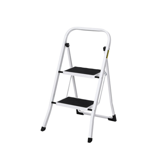 Giantz 2 Step Ladder Multi-Purpose Folding Steel Light Weight Platform - ShopFrenzy