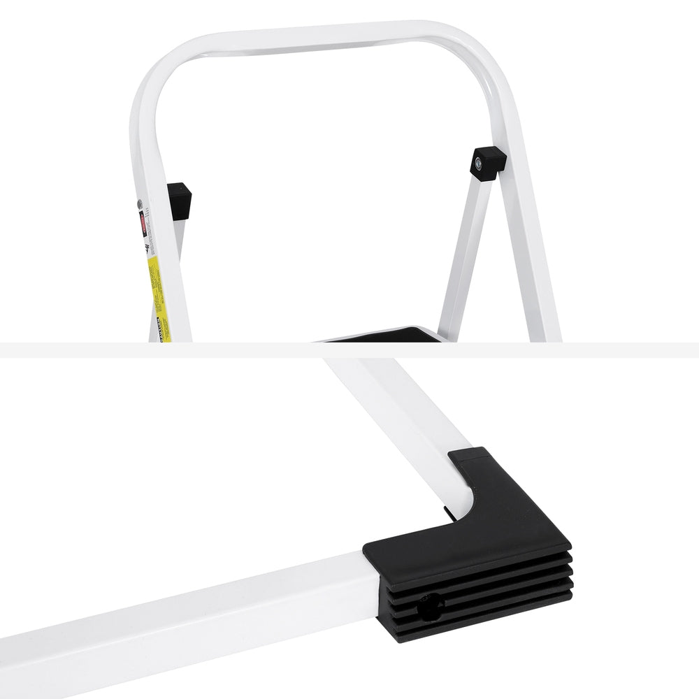 Giantz 2 Step Ladder Multi-Purpose Folding Steel Light Weight Platform - ShopFrenzy