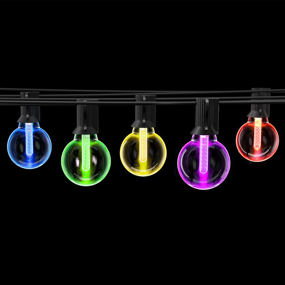 Gardeon Smart Festoon Lights Outdoor Waterproof RGB LED String Light WiFi APP - ShopFrenzy