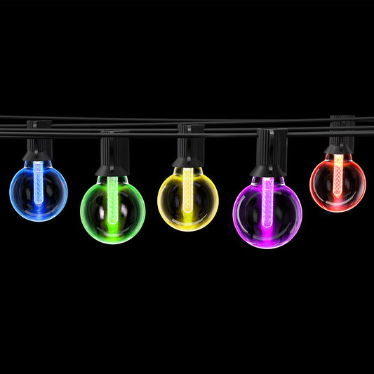 Gardeon Smart Festoon Lights Outdoor Waterproof RGB LED String Light WiFi APP - ShopFrenzy