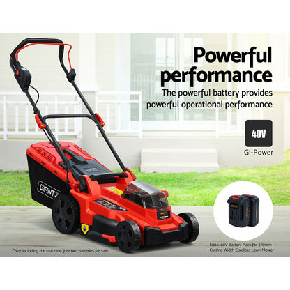 Giantz Lawn Mower 40V Battery Only Cordless 20V x2 Fits LI37 - ShopFrenzy