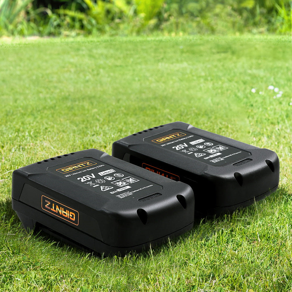 Giantz Lawn Mower 40V Battery Only Cordless 20V x2 Fits LI37 - ShopFrenzy