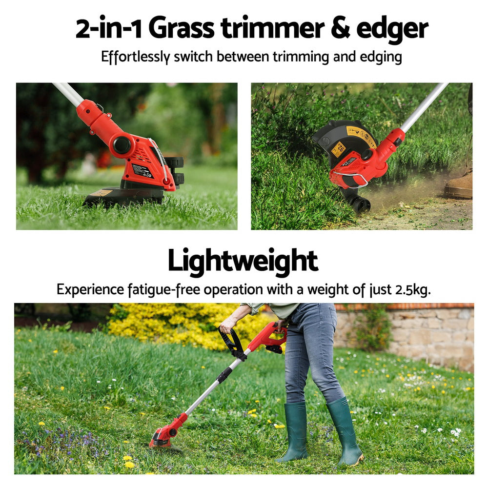 Giantz 20V Cordless Line Trimmer Lawn Whipper Grass Snipper - ShopFrenzy