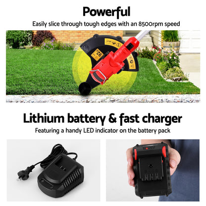 Giantz 20V Cordless Line Trimmer Lawn Whipper Grass Snipper - ShopFrenzy