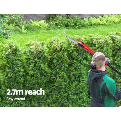 Giantz Chainsaw Cordless Pole Chain Saw 20V 8in Pruner 2.7m Long Reach Battery - ShopFrenzy