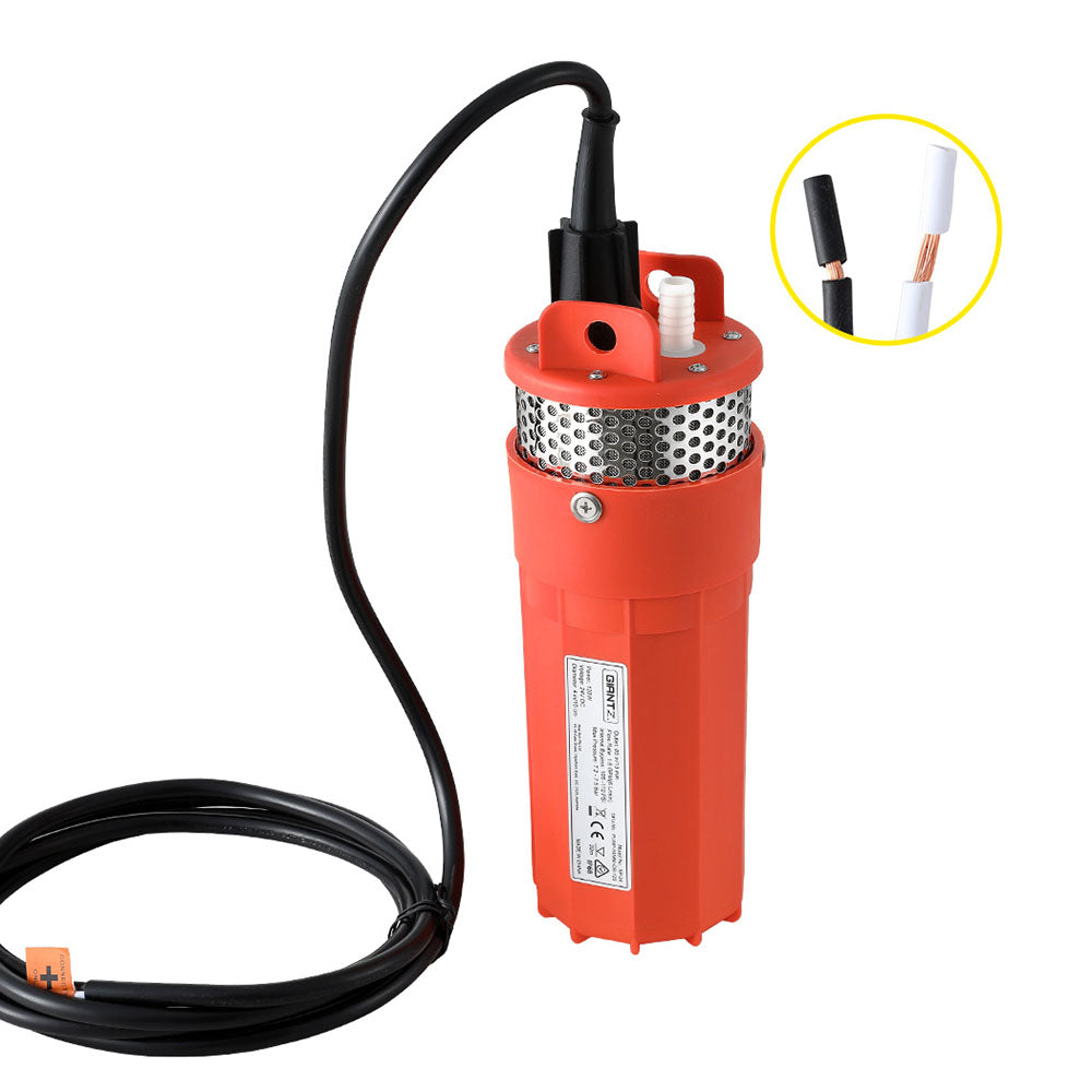 Giantz Submersible Solar Water Pump 24V 70M Head Deep Well Bore Self-priming - ShopFrenzy