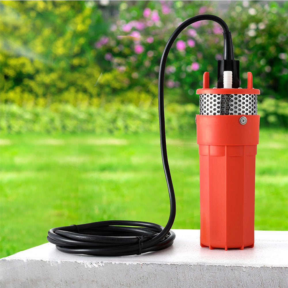 Giantz Submersible Solar Water Pump 24V 70M Head Deep Well Bore Self-priming - ShopFrenzy