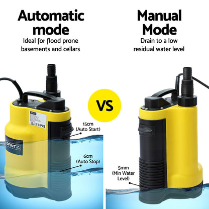 Giantz Garden Water Submersible Pump 400W Dirty Bore Sewerage Tank Well Steel - ShopFrenzy