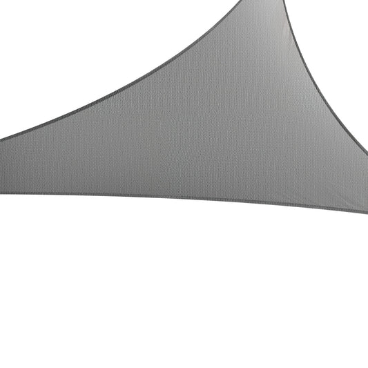 Instahut Shade Sail Cloth Shadecloth Canopy Triangle 280gsm 5x5x7.1m - ShopFrenzy