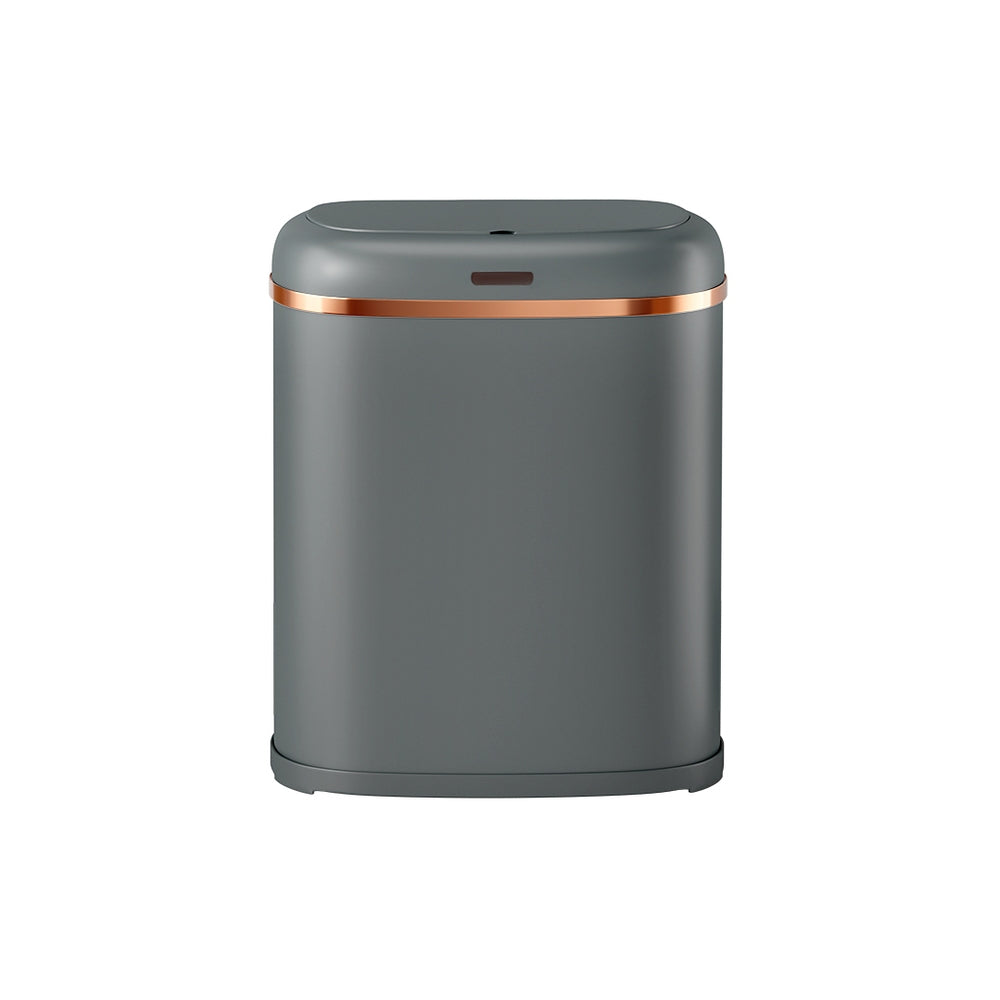 Devanti 38L Motion Sensor Bin Rubbish Automatic Grey - ShopFrenzy