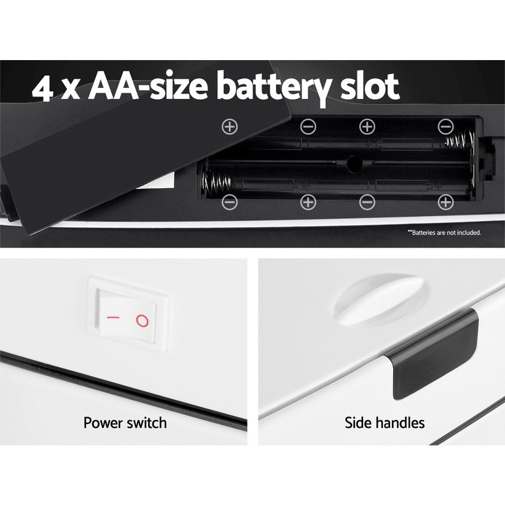 Devanti 45L Motion Sensor Bin Rubbish Automatic White - ShopFrenzy