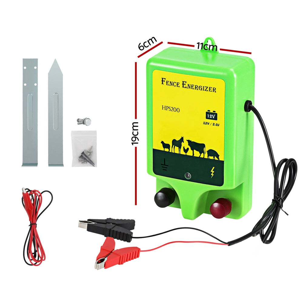 Giantz 18km Electric Fence Energiser 1.56J - ShopFrenzy