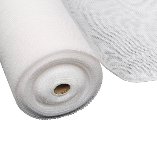 Instahut 50% Shade Cloth 1.83x10m Shadecloth Wide Heavy Duty White - ShopFrenzy