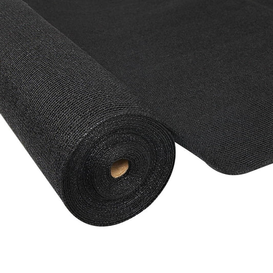 Instahut 50% Shade Cloth 1.83x20m Shade Cloth Sail Heavy Duty Shadecloth Garden Mesh Roll BK - ShopFrenzy