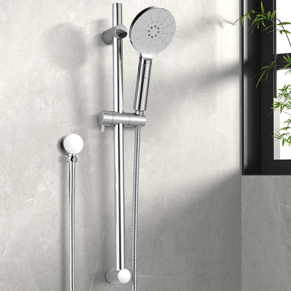 Handheld Shower Head Wall Holder 4.7'' High Pressure Adjustable 3 Modes Chrome - ShopFrenzy