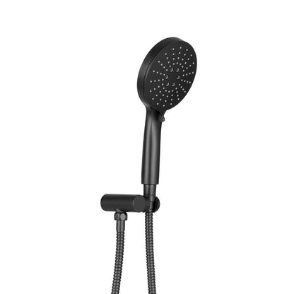 Handheld Shower Head Holder 4.7'' High Pressure Black - ShopFrenzy