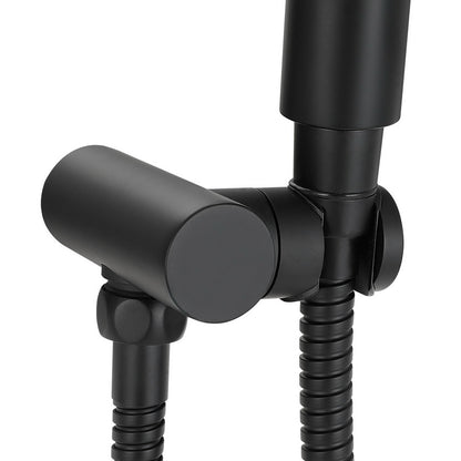 Handheld Shower Head Holder 4.7'' High Pressure Black - ShopFrenzy