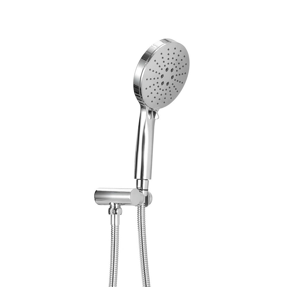 Handheld Shower Head Holder 4.7'' High Pressure Silver - ShopFrenzy