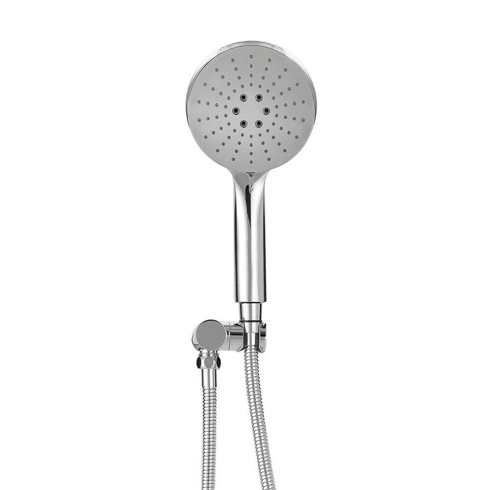 Handheld Shower Head Holder 4.7'' High Pressure Silver - ShopFrenzy