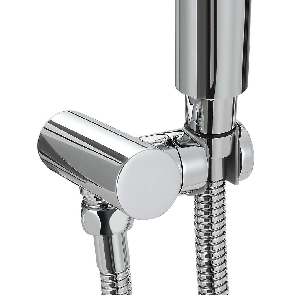 Handheld Shower Head Holder 4.7'' High Pressure Silver - ShopFrenzy