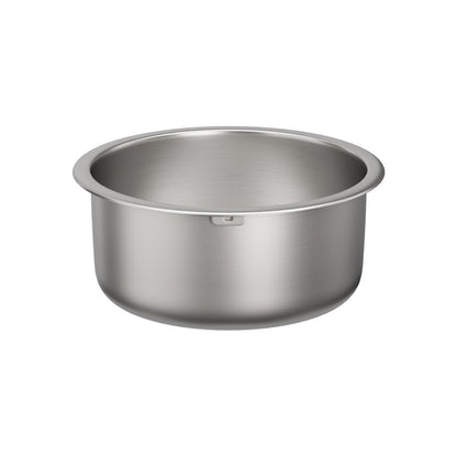Cefito Kitchen Sink 43cm Round Stainless Steel Basin Single Bowl Silver - ShopFrenzy