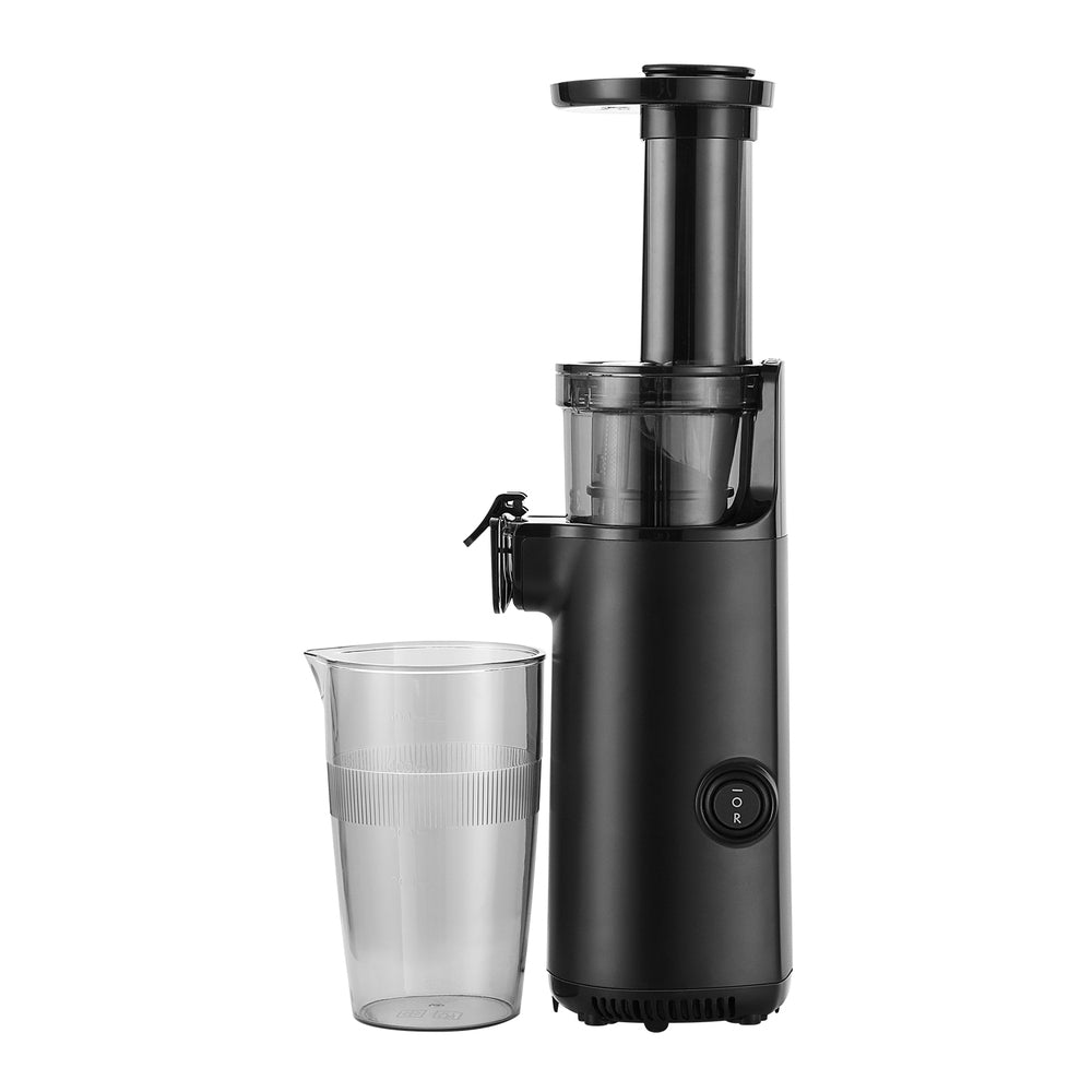 Devanti Slow Juicer Cold Press Fruit Juice Extractor 130W Black - ShopFrenzy