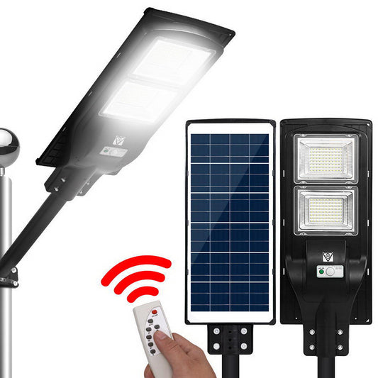 Leier 160 LED Solar Street Light 120W Flood Motion Sensor Remote Outdoor Wall Lamp - ShopFrenzy