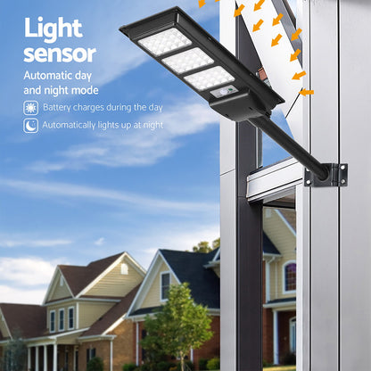 Leier 240 LED Solar Street Light Flood Motion Sensor Remote - ShopFrenzy