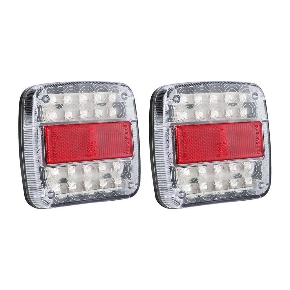 Giantz Pair 26 LED Tail Lights Stop Reverse Indicator 12V Ute Trailer Truck - ShopFrenzy