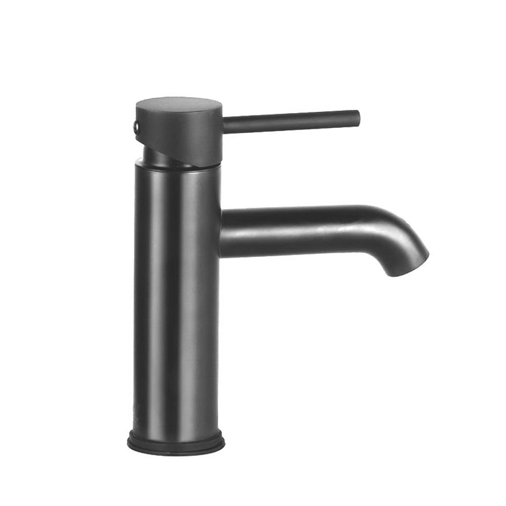 Cefito Bathroom Basin Mixer Tap Round Brass Faucet Vanity Laundry Black - ShopFrenzy