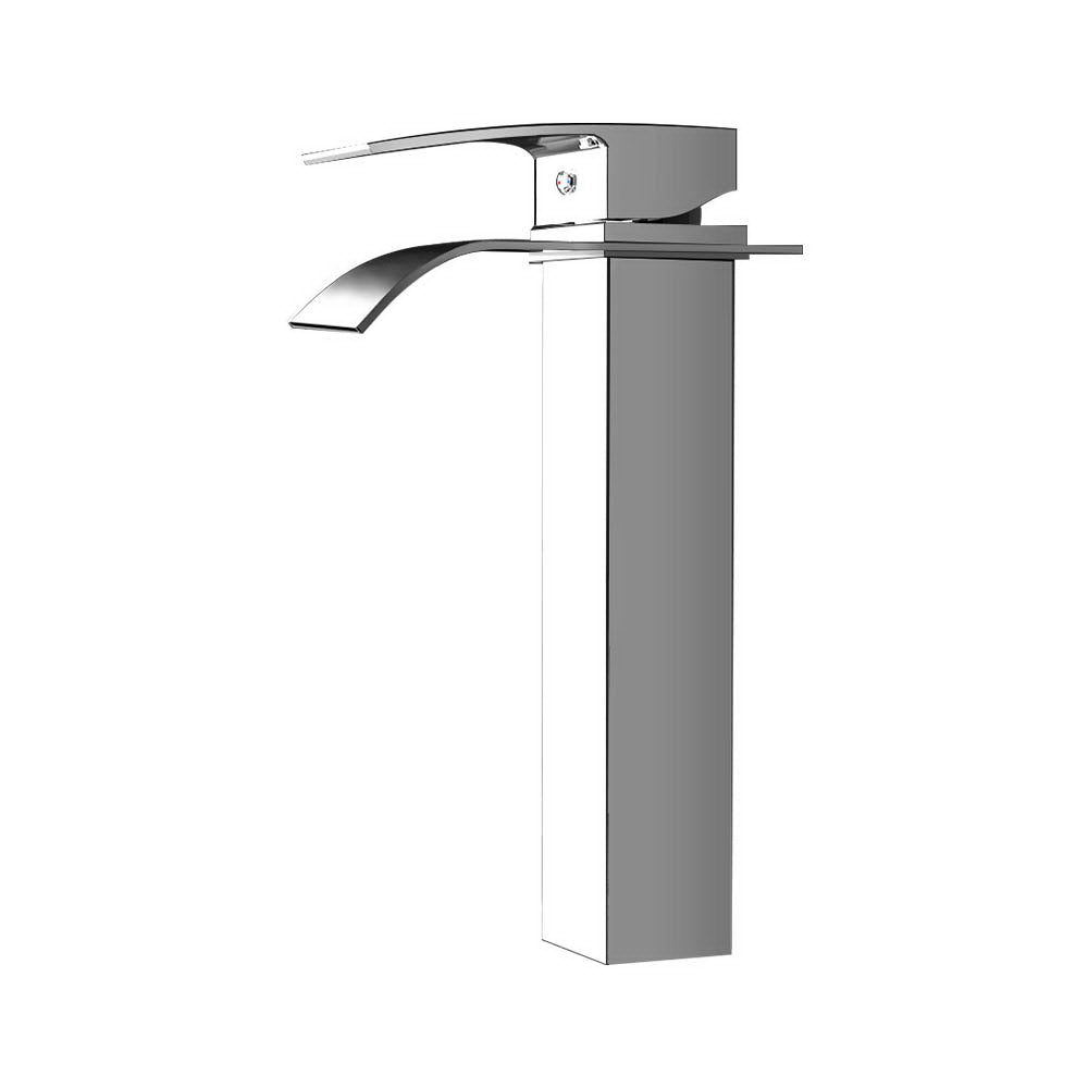 Cefito Bathroom Basin Mixer Tap Thin Tall Faucet Vanity Laundry Black - ShopFrenzy