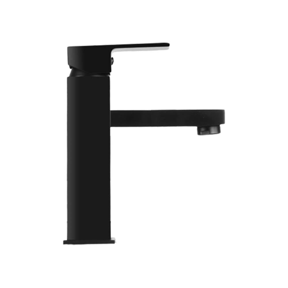 Cefito Bathroom Basin Mixer Tap Square Faucet Vanity Laundry Black - ShopFrenzy