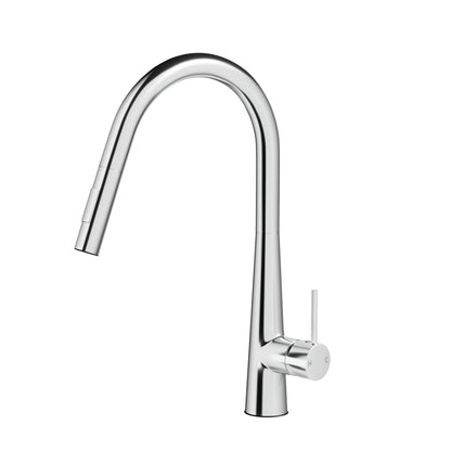 Kitchen Mixer Tap Pull Out Round 2 Mode Sink Basin Faucet Swivel WELS Chrome - ShopFrenzy