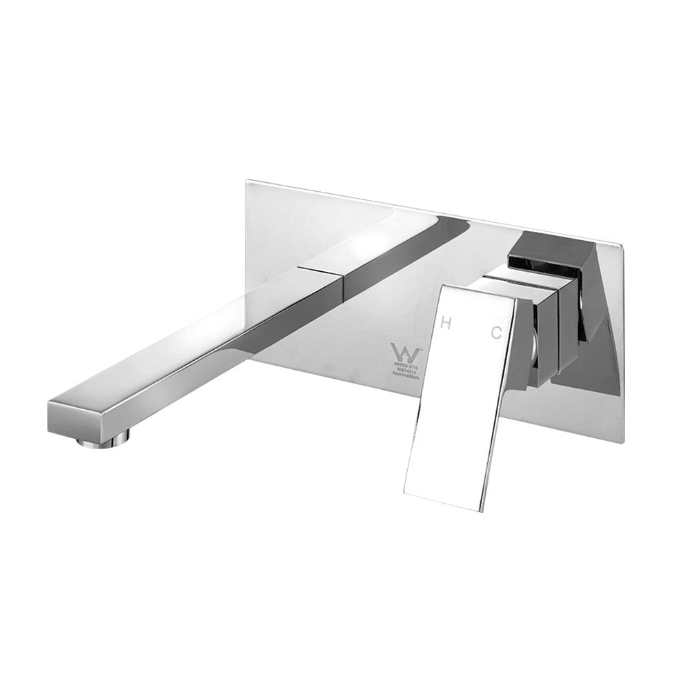 Cefito Bathroom Basin Mixer Tap Separate Faucet Vanity Laundry Chrome - ShopFrenzy
