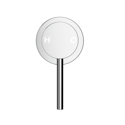 Cefito Basin Mixer Wall Tap Round Brass Faucet Shower Bathtub Chrome - ShopFrenzy