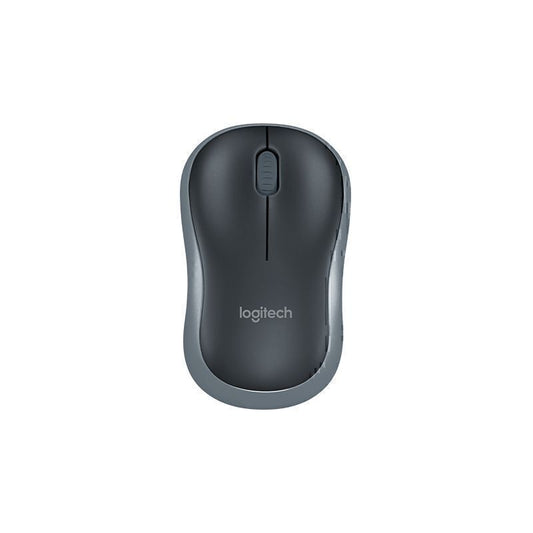 LOGITECH M185 Wireless Mouse Black Grey - ShopFrenzy