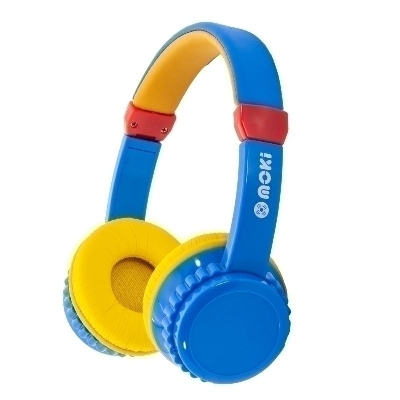 MOKI Play Safe Headphone Bl/Yl - ShopFrenzy