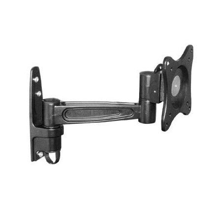Brateck Single Monitor Wall Mount tilting & Swivel Wall Bracket Mount Vesa 75mm/100mm For most 13''-27' LED, LCD flat panel TVs; up to 15kg - ShopFrenzy
