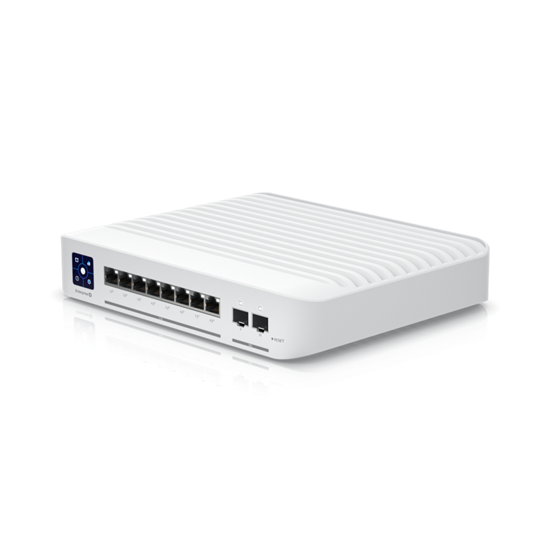 UBIQUITI Switch Enterprise 8-port PoE+ 8x2.5GbE, Ideal For Wi-Fi 6 AP, 2x 10g SFP+ Ports For Uplinks, Managed Layer 3 Switch - ShopFrenzy