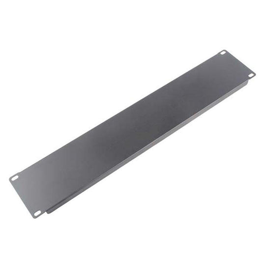 LDR 2U 19' Blanking Panel - Rack Mountable 19' - Black Metal Construction - ShopFrenzy