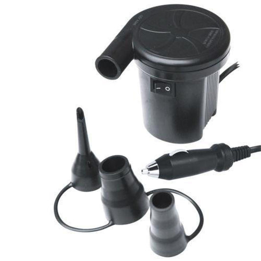 Electric Air Pump Inflator Deflator - 12V DC Car Lighter Plug Inflate Deflate - ShopFrenzy