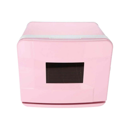 8L Pink Electric Towel Warmer UV Steriliser Cabinet Small Hot Heater Sanitiser - ShopFrenzy