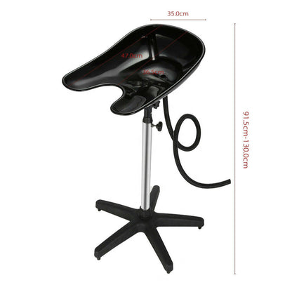 Portable Hairdressing Salon Basin Hair Washing Sink Shampoo Wash Standing Bowl - ShopFrenzy